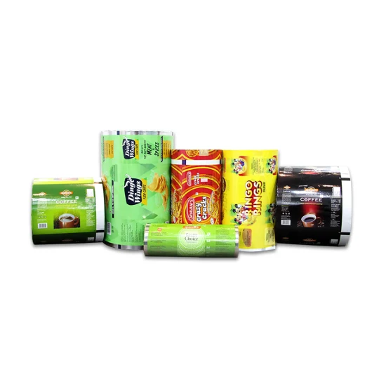 Rouleau de Film BOPP UV personnalisé, Film de Stock de rouleau d'emballage de sachet de café, Film d'emballage de sac de café à oreille suspendue